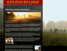 Tablet Screenshot of goldnebelhof.de